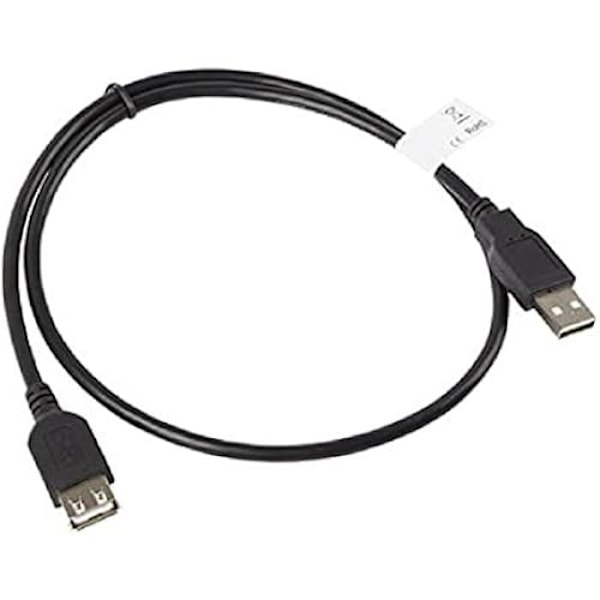lanberg env.-usbe 10cc 0007 -BK USB 2.0 A han til USB A hun extender, 70 cm Sort