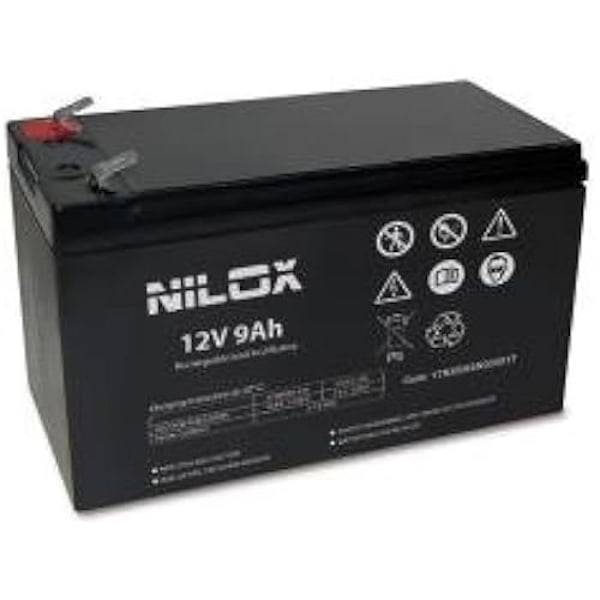Udskiftningsbatteri til UPS - Nilox - 17 nxba9 a00001t - 12 V - 9 Ah