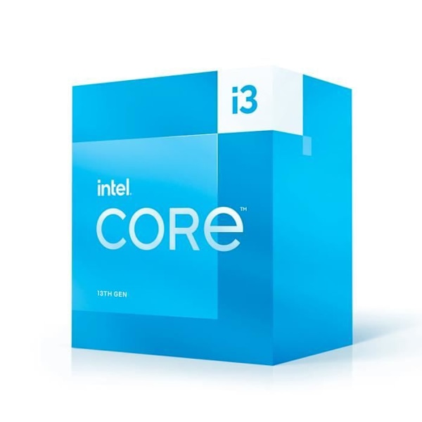 INTEL - Intel Core i3 -prosessori - 13100 - 3,4 GHz / 4,5 GHz