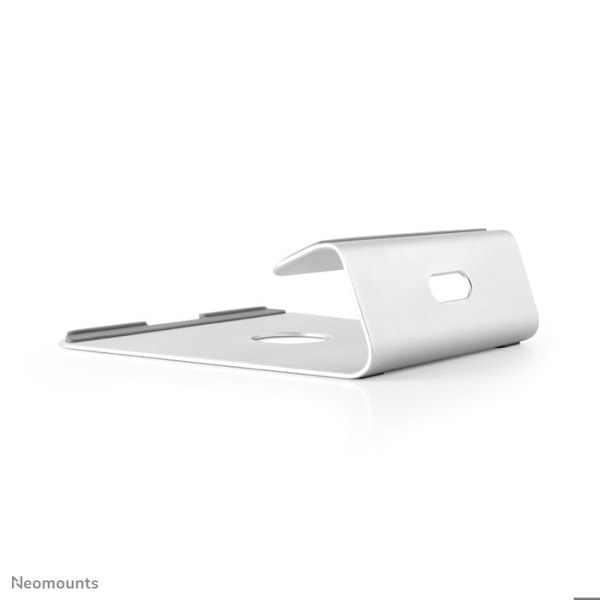 Laptop stativ - NewStar - 43,2 cm 17" - Børstet aluminium - Ergonomisk - Sølv