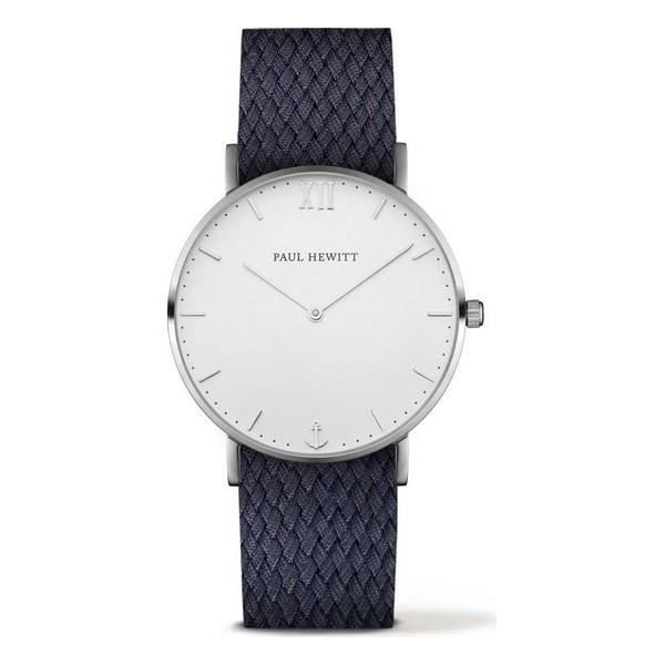 Klocka - Paul Hewitt - PH-SA-S-ST-W-17M - Ø 39 mm - Kvarts - Nylon Blå, silver, vit