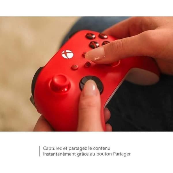 Spelkontroll - Xbox - Trådlös - Röd Röd