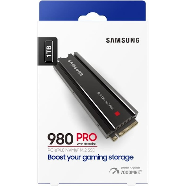 SAMSUNG Intern SSD 980 PRO med heatsink 1TB MZ-V8P1T0CW