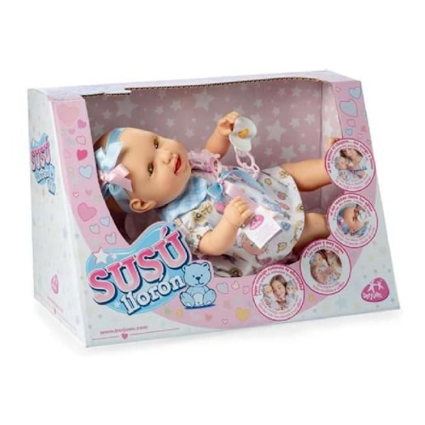 Baby Doll - Berjuan - Susú Llorón - 38 cm - Paristokäyttöinen - Ikäsuositus: +3 vuotta