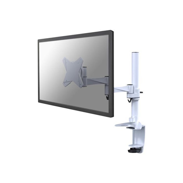 Skrivbordstöd - NewStar - FPMA-D1330WHITE - Skärmar upp till 24" - Justerbar höjd 40 cm - Vit Vit
