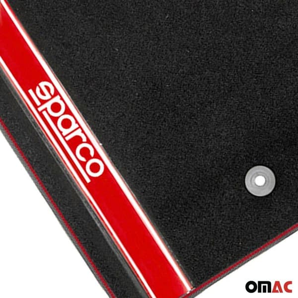 Mattor - SPARCO - Strada B - Röd - Universal - Vinylinsatser RÖD