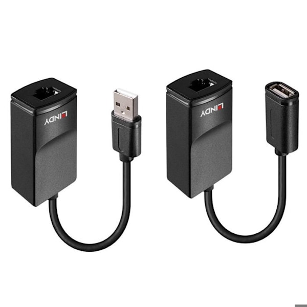 Lindy Extender Basic - USB-Erweiterung - USB, CATx - over CAT 5e/6 - til 60 m () - 43365