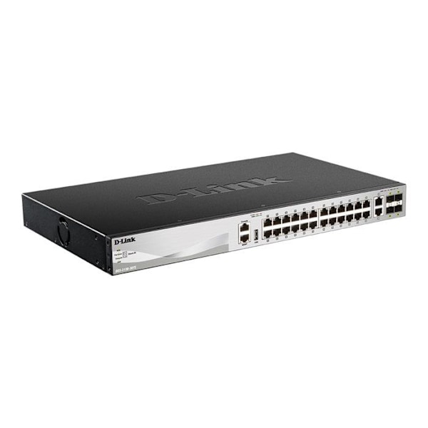 VERKON ASETTAMINEN, Kytkin, Itsenäinen kytkin, D-Link 24 Giga Base-t Stack Mgd L3 Ominaisuudet LAN Portit 24N