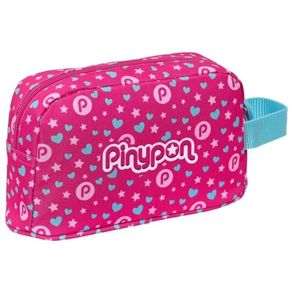 Thermal frukostlåda - Safta - Pinypon - Rosa/Blå - 21,5 x 6,5 x 12 cm