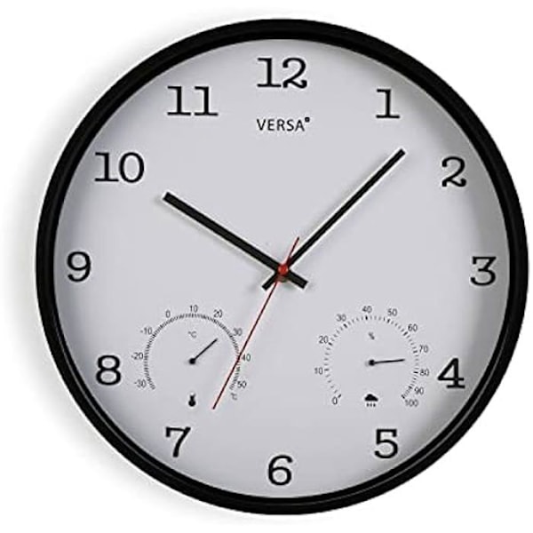 Vægur - VERSA - Hvid model - Hovedfarve: Hvid - Elegant design - Ideel til dekoration Weiß
