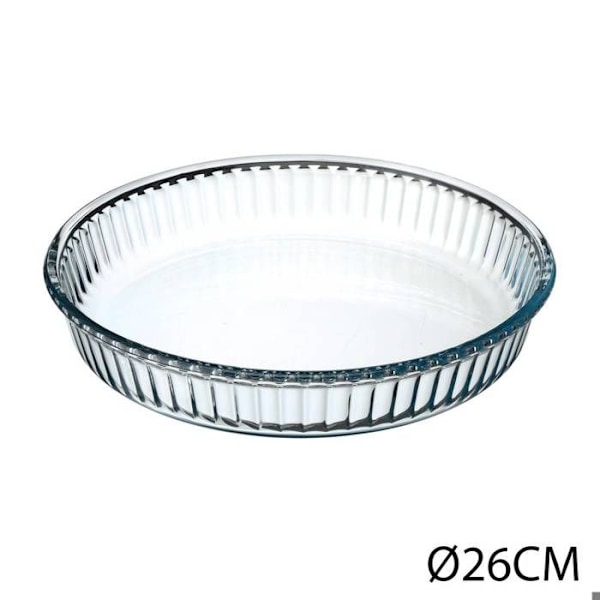 5five - rundt glasfad d26 Transparent