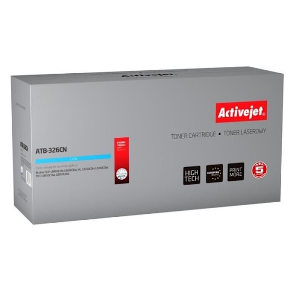 Activejet ATB-326CN Tonerpatron Kompatibel Cyan 1 stk.