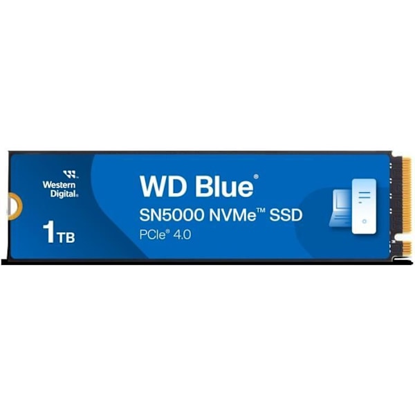 WESTERN DIGITAL - SN5000 - Intern SSD - 1 TB - WDS100T4B0E