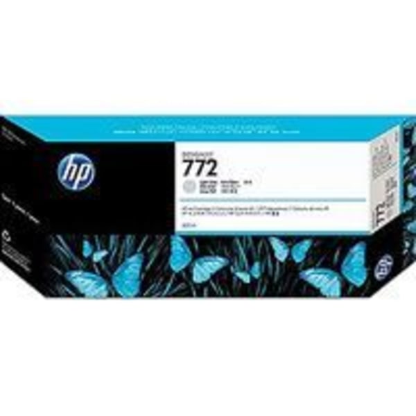 HP 772 mustepatruuna - 1 kpl pakkaus - vaaleanharmaa