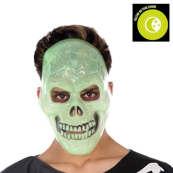 Fosforescerande skelettmask - ATOSA - Halloween Fosforescerande