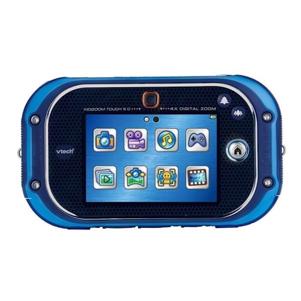 VTECH Kidizoom Touch 5.0 Digitalkamera för barn - Blå - 10-i-1 - Pekskärm - 5 megapixlar Blå