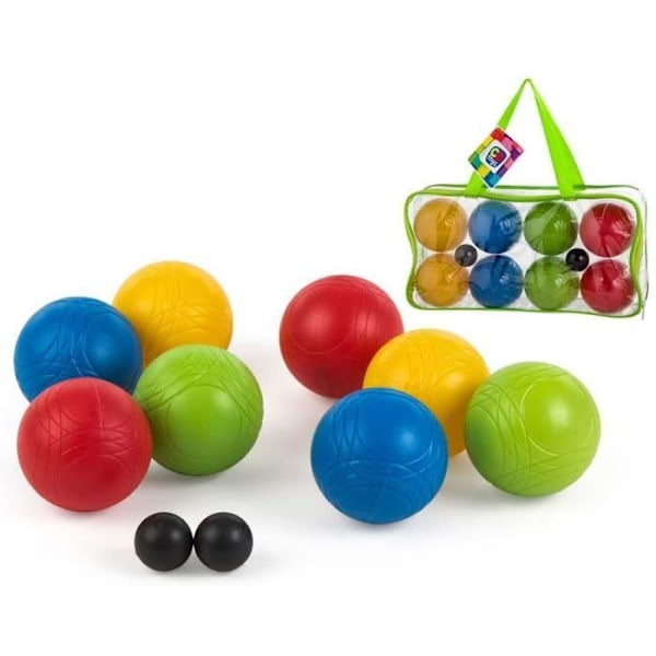"Pétanque-peli 8 palloa kantokassilla 30x17 ALPEXE-1171"