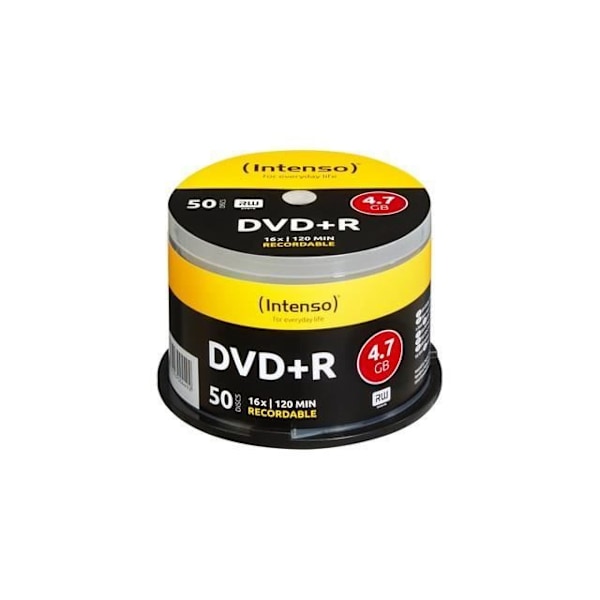 Intenso - 50 DVD+R 4,7 Go 16x - Spindle