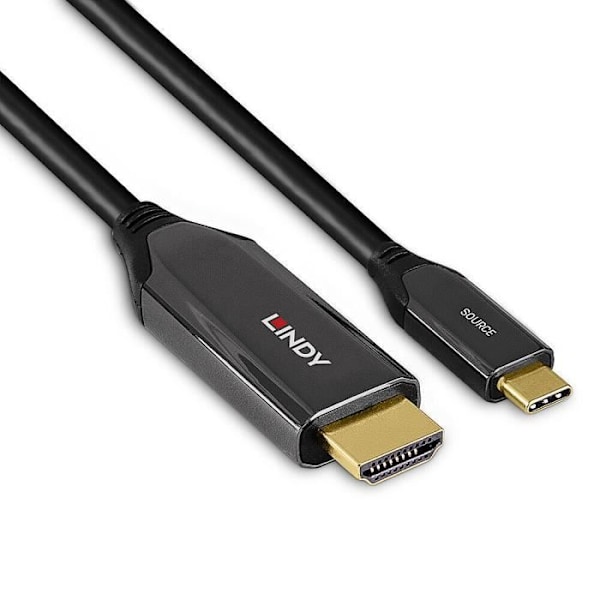 USB-TYYPPI C - HDMI 8K60 -SOVITINKAAPELI, 3M LINDY