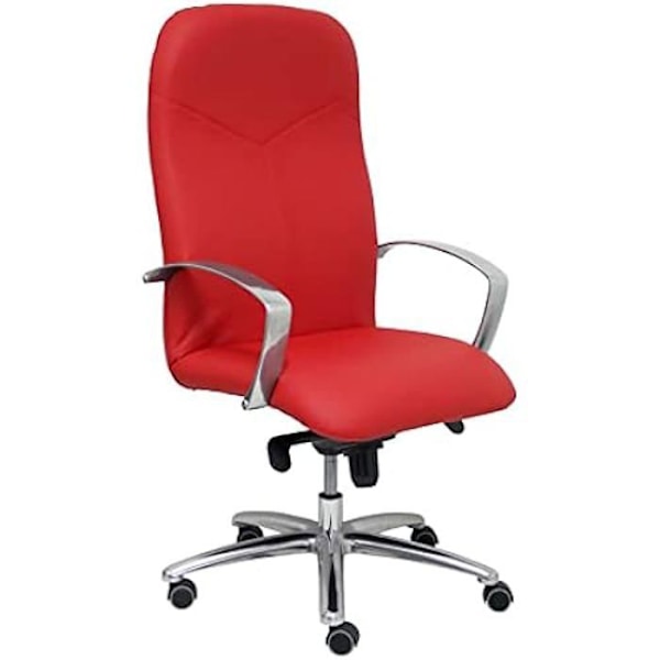 Fåtölj - PIQUERAS Y CRESPO - Röd - Ergonomisk hög rygg - Skumstoppning - 1 sits Röd