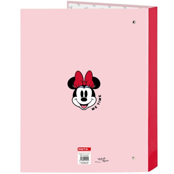 A4-mappi - Minnie Mouse - 33 CM - 4 rengasta - Lapsille - Unisex