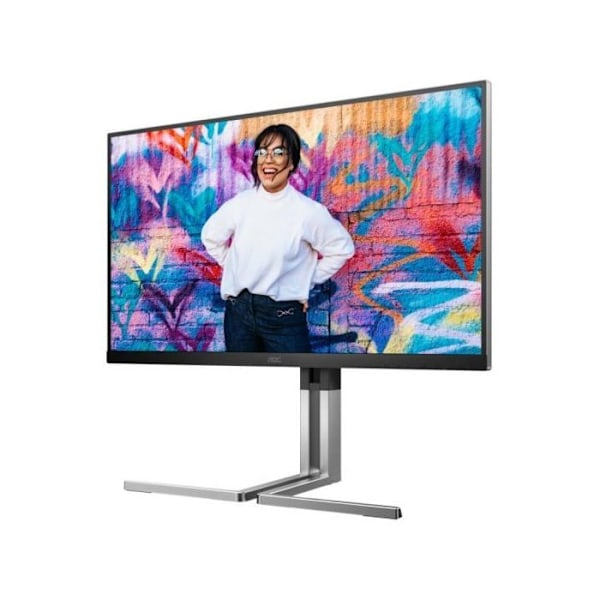 Tietokone näyttö - AOC - Q27U3CV - 27 tuumaa - 2560 x 1440 - Delta E < 2 - Calman Ready