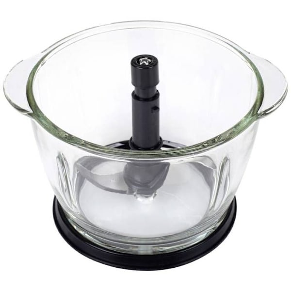 Hachoir Princess Power 1 L 300 W - Glasbol - 2 knive i rustfrit stål Sølv