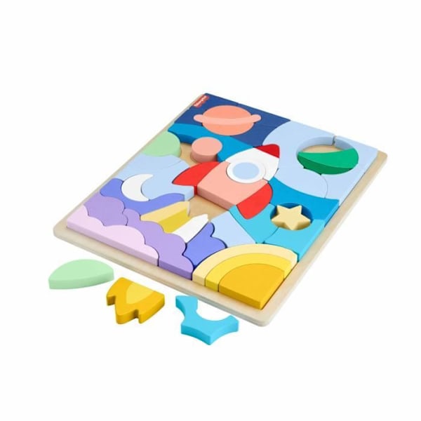 FISHER-PRICE Puinen Palapeli Avaruus - 42 osaa pienille - Fisher-Price - HXY42