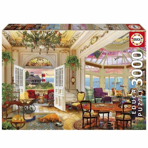 Puzzle 3000 brikker: LIV PÅ KYSTEN