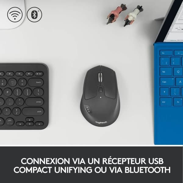 Hiiri - Langaton - Logitech - M720 Triathlon - Musta