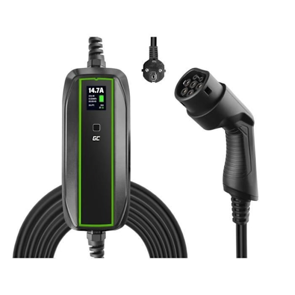 GC EV PowerCable 3,6kW Schuko - Mobilladdare av typ 2 för laddning av elbilar och laddhybrider
