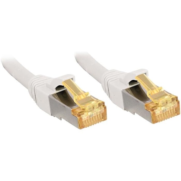 CAT 7 Lsoh netværkskabel - Kobber - 1m - Hvid - LINDY