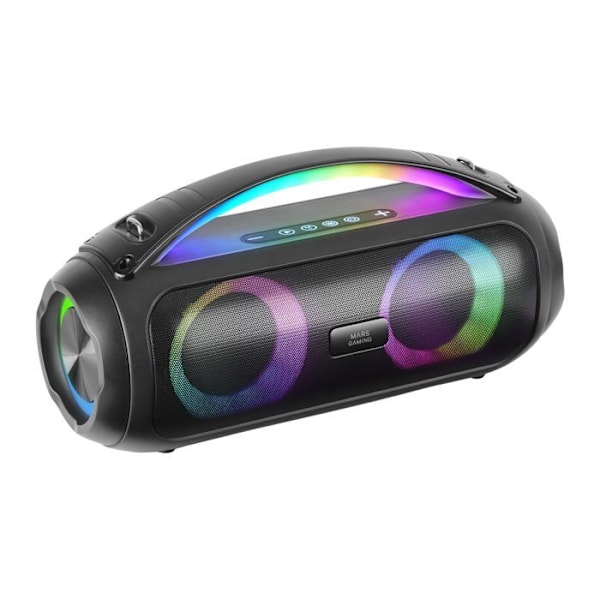 Bluetooth-högtalare - Mars Gaming - MS-PULSE - 50W RMS - Ultra-Bass - Handsfree Svart