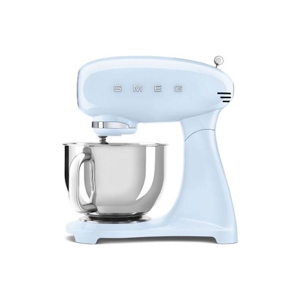 Robotpisker SMEG SMF03PBEU - Skål 4.8L - 10 hastigheder - Planetarisk bevægelse - 800W - Azurblå