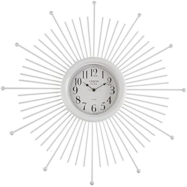 Seinäkello - VERSA - Maputo - Äänetön - Metalli - 68 cm - Nykyaikainen muotoilu Flerfärgad