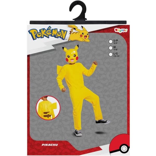 Kostym - JAKKS PACIFIC - Pikachu - Gul - 5-6 år - Rörelsefrihet Gul