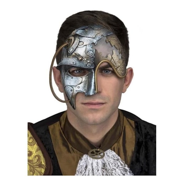 Steampunk halvmask med kabel