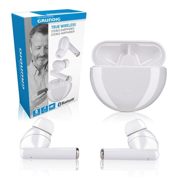 Grundig Hörlurar Vit