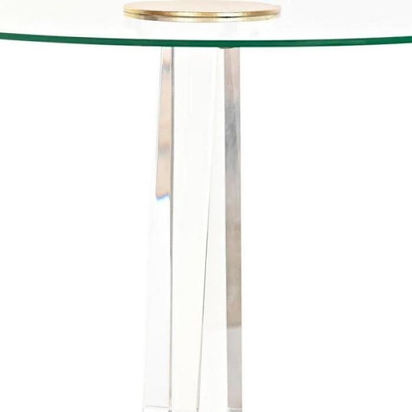 Sidebord DKD Home Decor Guld Metal Akryl (42 x 42 x 60 cm)