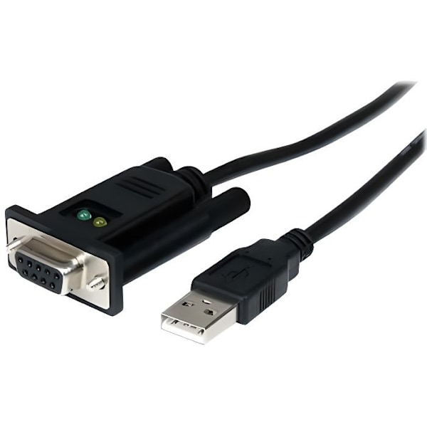 DCE USB till seriell RS232 DB9 adapterkabel - DCE USB till seriell RS232 DB9 nollmodem 1 port adapterkabel med FTDI