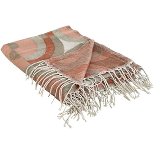 Tæppe - HOME ESPRIT - Pink - Akryl - 130 x 170 cm - Flerfarvet Flerfärgad