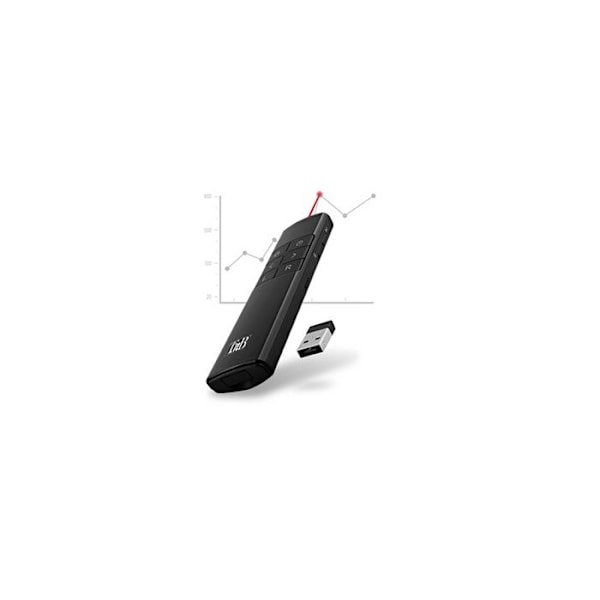 Muut tietokonetarvikkeet Tnb Airmouse2 Esittely laser ja gyroskooppinen hiiri - musta