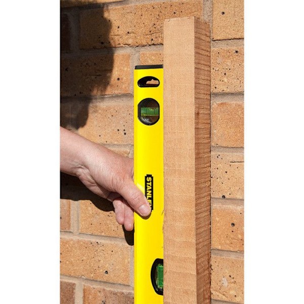 Putkimainen taso - Stanley - 60 cm - Tarkkuus 0,5 mm/m ja 1 mm/m - Iskunkestävät kärjet