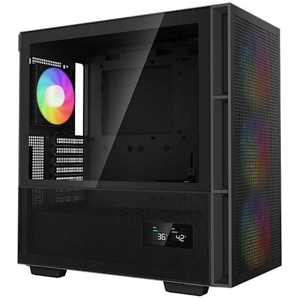 PC-kabinet - DEEPCOOL - CH560 Digital (Sort) - Mid-tower - ATX-format - 3x140mm A-RGB + 1x120mm A-RGB Sort