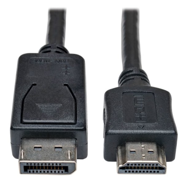 TRIPPLITE DisplayPort - HDMI-videokabel - 1,8m - svart - HDCP-kompatibel