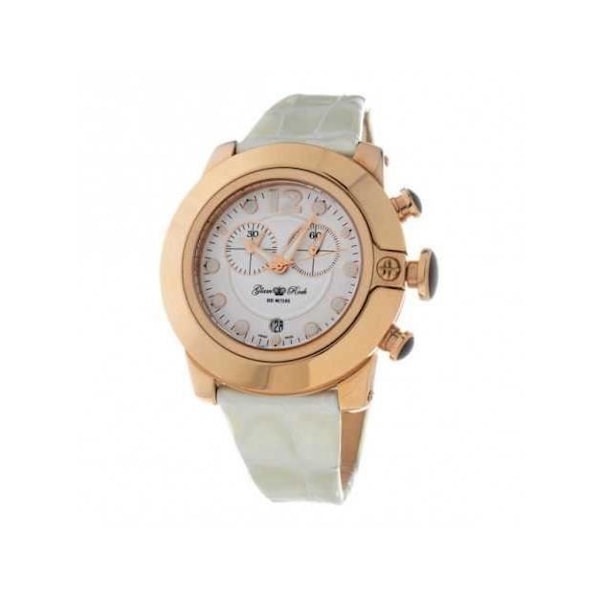 Dameur - Glam Rock - GR32166NC - Læder - Ø 44 mm - Vandtæthed 10 Atm Vit
