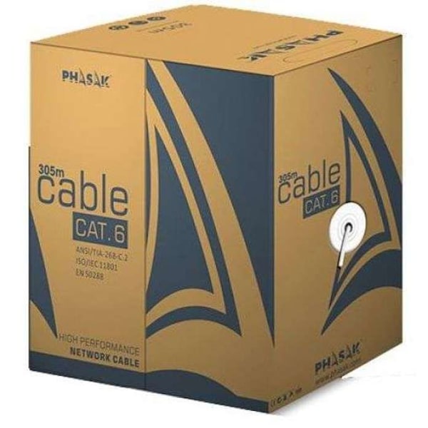 Verkkojohto Utp Cat6 Rj45 Phasak 305 Hopea