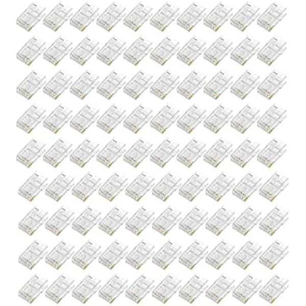 AISENS - A139-0657 - 8-leder RJ45-stik Cat.6 AWG24 (100 stk.)