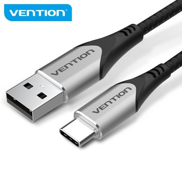 VENTION USB A til USB Type C-kabel USB C-ladekabel 3A hurtigopladning med nylonflettet til Note10/S20/S10/A80 Huawe