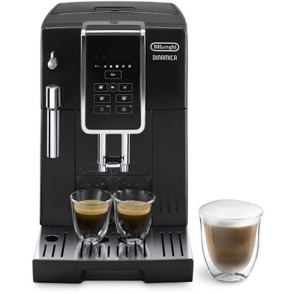 DELONGHI ECAM 350.15.B Espressomaskine med kværn DINAMICA 4 opskrifter - Sort Svart